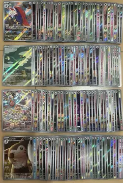 Set Of 10 FULL ART ONLY AR /CHR JAPANESE POKEMON CARDS BUNDLE COLLECTION - Image 1