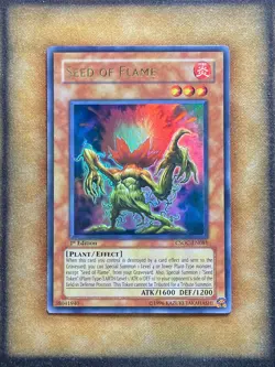 Yugioh Seed of Flame CSOC-EN081 Ultra Rare 1st Ed NM - Image 1