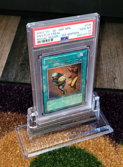 RARE 2002 Yu-Gi-Oh Magic Ruler MRL-036 Snatch Steal 1st Edition PSA 10 Gem MINT! - Image 1