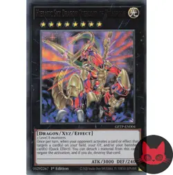 Yugioh Hieratic Sky Dragon Overlord of Heliopolis GFTP-EN004 Ultra Rare 1st NM - Image 1