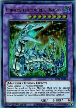 Chimeratech Fortress Dragon GFP2-EN123 Ultra Rare Yu-Gi-Oh 1st Edition NM/M - Image 1