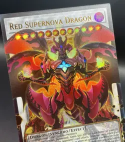 Yugioh! Red Supernova Dragon BLGG-EN139 [Extended Art] UR Glorious Gallery NM - Image 5