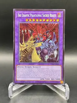 The Chaotic Phantasmal Sacred Beasts CORI-EN029 Secret Rare Chaos Origins Yugioh - Image 1