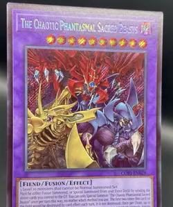 The Chaotic Phantasmal Sacred Beasts CORI-EN029 Secret Rare Chaos Origins Yugioh - Image 3