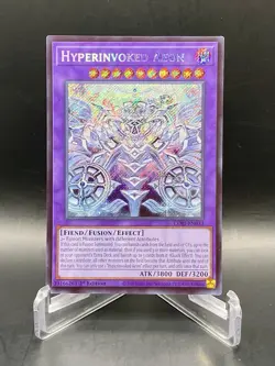 Hyperinvoked Aeon CORI-EN033 Secret Rare Chaos Origins Foil Yugioh! TCG NM/M - Image 1