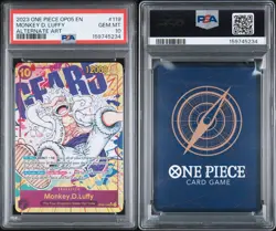 2023 ONE PIECE OP05-AWAKENING OF THE NEW ERA #119 MONKEY D. LUFFY PSA 10 - Image 3