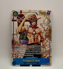 One Piece TCG Portgas D. Ace OP13‑119 Alt Art SEC Carrying on His Will - M/NM - Image 1