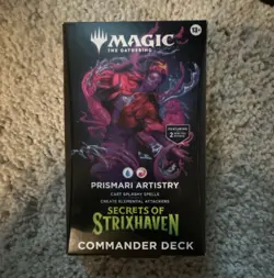 Magic The Gathering Secrets of Strixhaven Prismari Artistry Commander Deck - Image 1
