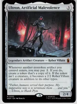 Ultron Artificial Malevolence 252 Marvel Super Heroes Magic the Gathering - Image 1