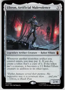 Ultron Artificial Malevolence 252 Marvel Super Heroes Magic the Gathering - Image 1