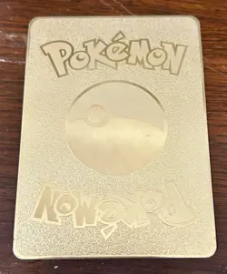 Greninja GX Gold Metal Fan Art Pokemon Card - Image 2