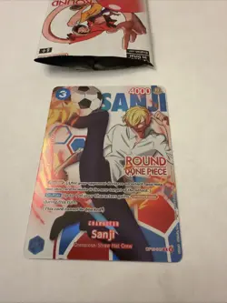 SANJI Round1 Promo One Piece Card English NM OP15-047 IN HAND TCG - Image 3