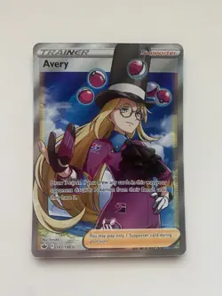AVERY 187/198 ULTRA RARE FULL ART TRAINER CHILLING REIGN POKEMON CARD LP - Image 1