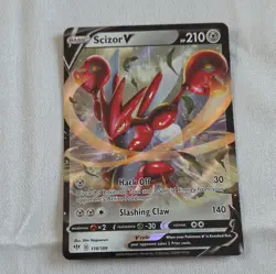 Pokemon TCG Scizor VMAX 119/189 + V 118/189 + GX 90/168 Holo 3-Card Lot - Image 4
