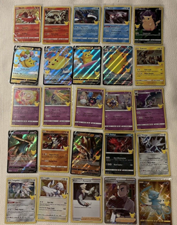 Pokemon Celebrations 25th Anniversary Pokemon Card Set - 25/25 Mint Pack Fresh - Image 1