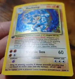 Machamp 8/102 4th print 1999-2000 Holo Base Set Unlimited Pokemon Card MP ^ - Image 5