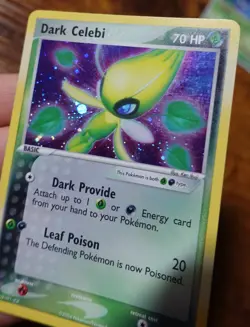 Dark Celebi 4/101 Hidden Legends Holo Rare Pokemon Card MP - Image 4