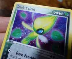 Dark Celebi 4/101 Hidden Legends Holo Rare Pokemon Card MP - Image 5