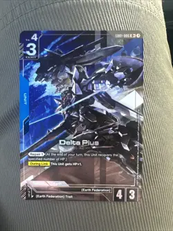 GUNDAM TCG CARD GAME DELTA PLUS - GD01-006 R+ FOIL ENGLISH NEWTYPE RISING NEW - Image 1