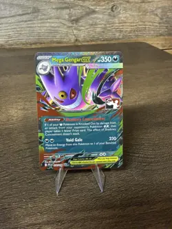 Mega Gengar Ex Prize Pack Series 9 Promo Pokemon Card NM 056/094 PFL - Image 1
