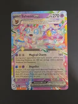 Pokemon TCG Sylveon EX Prismatic Evolutions Double Rare Holo Card 41/131 - Image 1