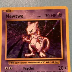 Pokemon Mewtwo Trading Card Game Classic Holo 014/034 Classic 130 HP English - Image 3
