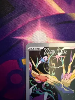 Xerneas 091/086 Me04: Chaos Rising Holo IR Illustration Rare Pokemon Card NM - Image 5
