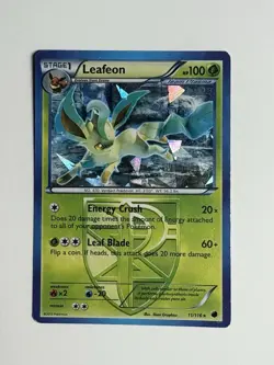 Pokemon Card Leafeon 11/116 Plasma Freeze Cracked Ice Holo Rare - Image 1