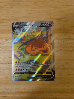 Charizard v Full Art Holo SWSH260 Sword & Shield Promo Card NM Condition - Image 1