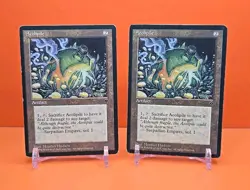 🟤🟤🟤 (2) 1994 MAGIC THE GATHERING AEOLIPILE FALLEN EMPIRES PLAYED 🟤🟤🟤 - Image 1