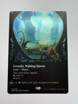 Evendo, Waking Haven Borderless Foil Edge Of Eternities MTG Magic NM English x1 - Image 1