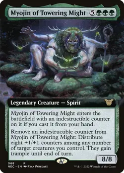 ~1x Myojin of Towering Might EXTENDED x1 ~NM~ NEC Magic the Gathering MtG~ - Image 1
