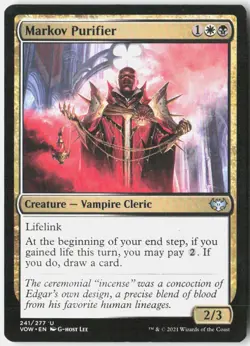 Magic Markov Purifier Innistrad: Crimson Vow [VOW - 241] NM Uncommon - Image 1