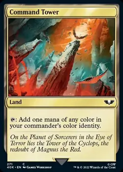 4x Command Tower (271) NM-Mint, English Commander: Universes Beyond: Warhammer 4 - Image 1
