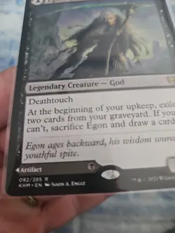 MTG KHM Egon, God of Death 092/285 Magic the Gathering PACK FRESH - Image 2