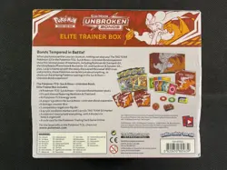 Pokemon Card Factory Sealed ETB Unbroken Bonds S&M Ultra Rare Small Rip On Front - Image 3
