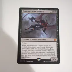 Burning-Rune Demon #81 Kaldheim KHM Magic MTG - Image 1
