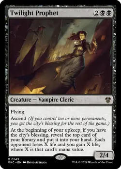 Twilight Prophet [Murders at Karlov Manor Commander] Near Mint - Image 1