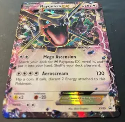 Rayquaza EX XY69 - Full Art Ultra Rare Promo - Black Star Pokemon Card - LP/NM - Image 2