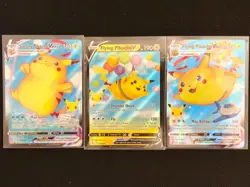 2021 Pokemon Celebrations Pikachu Lot Surfing VMAX, Flying V, Flying VMAX Raw NM - Image 1
