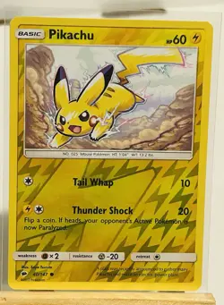 Pokemon TCG Pikachu 40/147 Reverse Holo NM - Image 1