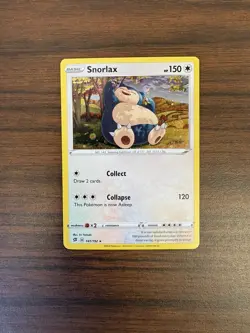 Pokemon Card Snorlax 141/192 Rebel Clash Cosmos Holo Rare M/NM - Image 1