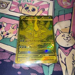 Pokemon Mega Darkrai ex Gold Hyper Rare 120/084 Pitch Black English In Hand - Image 2