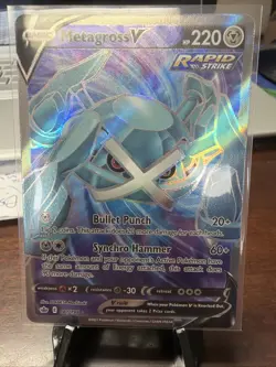 Metagross V 181/198 Chilling Reign Full Art Ultra Rare Pokemon TCG NM/VLP - Image 1