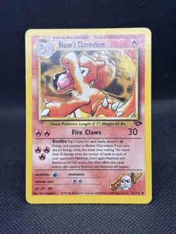 Blaine's Charmeleon 31/132 Gym Challenge Regular Uncommon Unlimited English 1999 - Image 2
