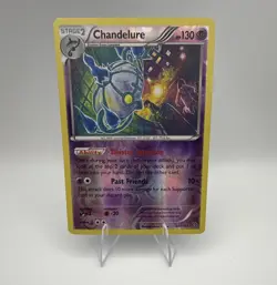 Chandelure 50/114 XY Steam Siege Reverse Holo Rare Stage 2 130HP EN 2016 - Image 1