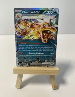 Pokemon TCG Charizard ex 330 HP 125/197 SV03 Obsidian Flames Double Rare Holo EN - Image 1