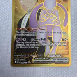 Pokemon TCG Team Rocket's Mewtwo ex 240/182 SV10 Holo Full Art Hyper Rare EN - Image 3