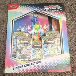Pokemon Scarlet & Violet Prismatic Evolutions 9-Pocket 3-Ring Binder 378 - Image 1