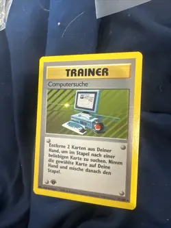 COMPUTERSUCHE UNPLAYED GERMAN POKEMON 1ST ED BASE SET RARE TRAINER 71/102 NM/M - Image 1